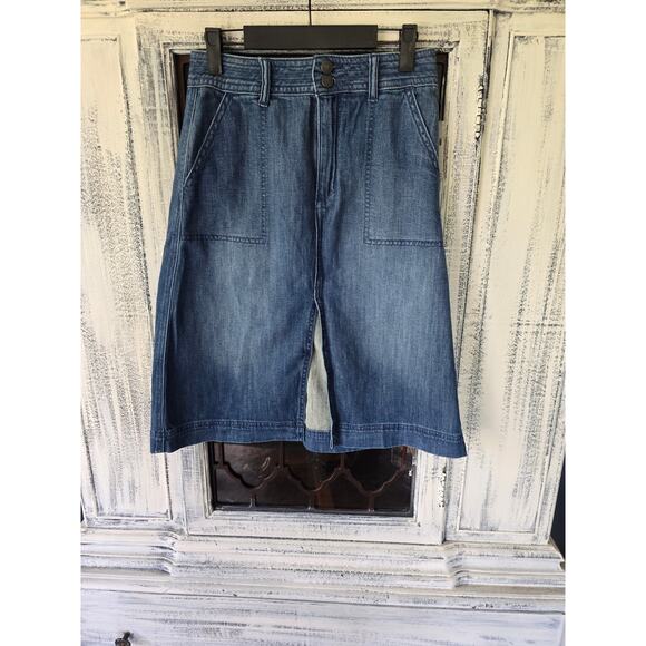 New Pilcro Utility Denim Skirt - Size 0 - Picture 5 of 5